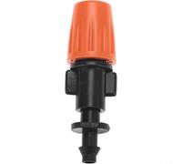 Fauhapyway Confezione da 50 ugelli nebulizzatori a gancio singolo, sistema di spruzzatura da giardino, controllo del flusso d'acqua regolabile per raffreddamento irrigazione piante in serra