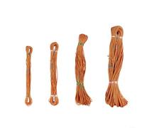Fauhapyway Corda di misurazione professionale in nylon, con anima in acciaio, strumento di ingegneria edilizia, indagine, arancione, 30 m, 50 m, 70 m, 100 m (100 m)