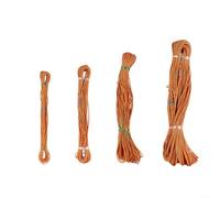 Fauhapyway Corda di misurazione professionale in nylon, con anima in acciaio, strumento di ingegneria edilizia, indagine, arancione, 30 m, 50 m, 70 m, 100 m (50 m)