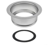 Fauhapyway Flangia di smaltimento dei rifiuti Oupinlux Sink Sostituzione estesa in acciaio inossidabile per accessorio per tubo di scarico della cucina