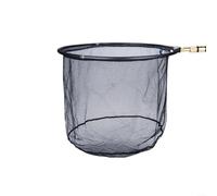 Fauhapyway Guadino telescopico da pesca, manico in fibra di carbonio con testa in lega di alluminio e magnesio, rete pieghevole da 35/40/45 cm per pesca (45 mm)