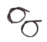 Fauhapyway Guarnizione per porta anteriore anteriore per BMW X5 2014-2018, nero ABS interno Weatherstrip OEM 51767318510/51767318509