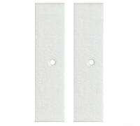 Fauhapyway Guarnizioni di ricambio in fibra di ceramica per stufe Rika Premio Visio, 185 x 48 x 5 mm, bianco, confezione da 2