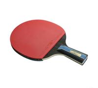 Fauhapyway Huieson - Racchetta da tennis professionale da tavolo, in gomma, con borsa per il trasporto, racchetta da tennis a 4 stelle (manico corto)