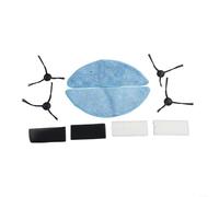 Fauhapyway Kit di parti di ricambio per aspirapolvere robot Cecotec Conga, con spazzole laterali, filtri, panni mocio per Pet Max Treme Series (A)