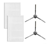 Fauhapyway Kit di ricambio per filtro spazzola laterale per ILIFE V20 Vyzzle D10 per Laresar Per L10 Eve Per Rook S Robot Aspirapolvere Parti Accessori (A)