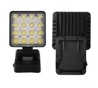 Fauhapyway Luce da lavoro senza cordone da 18 V, per BS18 per LT SB18 SSD18, gancio pieghevole a 90 ° per torcia elettrica a LED per campeggio