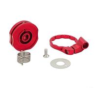 Fauhapyway Manitou, tappo di blocco forcella per bicicletta, kit di copertura per telecomando in lega di alluminio, sistema integrato per MTB Comp MRD R7 (rosso)
