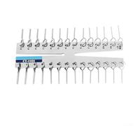 Fauhapyway Misuratore Diametro Tubo Rame 0.5-12mm Metrico per imperiale | Scala 0.5-12mm, scala per imperiale inclusa, per versatile per ingegneria, analisi completa