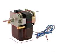 Fauhapyway Motore del ventilatore del frigorifero DC per LG per Sanyo metallo plastica affidabile raffreddamento compatto montaggio standard adatto a più dimensioni 6.0x6.8cm 9.1x6.5cm (D)