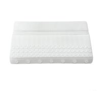 Fauhapyway Paraspruzzi in silicone per lavello da cucina con ventosa, 76 cm, barriera di protezione per lavare i piatti, bordo flessibile (trasparente)