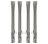 Fauhapyway Parti di ricambio per tubo bruciatore in acciaio inossidabile, per Nexgrill 720-0783E 720-0830A 720-0830D BBQ Pro Members Mark BHG Backyard (4 pezzi)