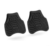 Fauhapyway Pedali per bici da strada, adattatori per piattaforma per pedali della bicicletta per sistema di conversione tacchetti SPD SL, per calzature regolari, design antiscivolo (nero, S)