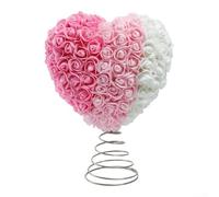 Fauhapyway per cuore Natale per decorazione Schiuma 29cm per cuore Natale(F)
