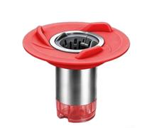 Fauhapyway per filtro Magnetico Capelli per Piletta Lavandino Cucina per(Red)