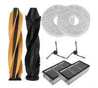 Fauhapyway Per Per Mova Mobius 60 Parti KitRobot Aspirapolvere Consumabili SetSide Spazzola Filtro Mop PadMain Roller Setle BrushHEPA Filtro Dust BagEdge Clea