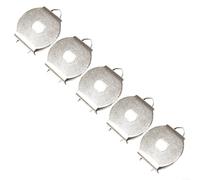 Fauhapyway Set di 5 pezzi di ricambio per mulinello da pesca, in filo di acciaio inox, 2,5 x 3,5 mm, 4 x 3 mm, 4,5 x 3 mm (C)