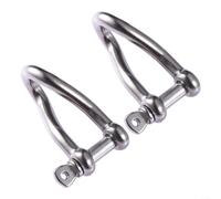 Fauhapyway Set di grilli a vite in acciaio inossidabile 316, resistenti, per imbarcazioni e imbarcazioni all'aperto, 8/10/12 mm, resistenti, confezione da 2 (12 mm)