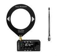 Fauhapyway Si4732 V4 per ricevitore radio DSP con circuito Hi-Z, schermo IPS da 1,9 pollici, supporto FM/AM/SSB, batteria 800mAh, nero (CNC)
