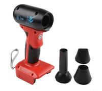 Fauhapyway Soffiatore per foglie senza fili, compatibile con batteria DeWalt da 20 V, controllo a 4 velocità, getto turbo elettrico per officina (d)