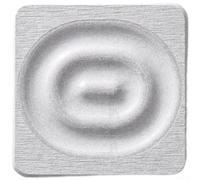 Fauhapyway Sottobicchiere per Bagno e Cucina Asciugatura Rapida(Square Medium gray)