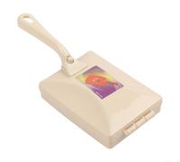 Fauhapyway Spazzola a rullo portatile per tappeti e divani, spazzatrice rapida per briciole con contenitore per la polvere, strumento facile da pulire per letto e tavolo, viola (beige)