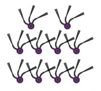 Fauhapyway Spazzola laterale di ricambio per Eureka E20 per robot aspirapolvere Evo Plus, setole in nylon, angolo efficiente, 4 o 10 pezzi (confezione da 10)
