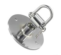 Fauhapyway Speed Bag in acciaio inox girevole con rotazione a 360 gradi, gancio base a pera resistente per allenamento boxe MMA