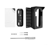 Fauhapyway Staffa per campanello per cancello Videocitofono Angolo di visione girevoleLa maggior parte delle marche ABS Supporto esterno per porte con apertura interna