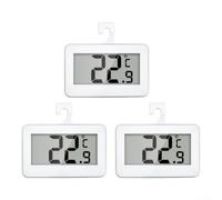 Fauhapyway Termometro con Display LCD Switch °C/°F Termometro con Display | Switch per facile ° per c/°F, lettura immediata, design intuitivo, per ideale per preferenze utente internazionali,