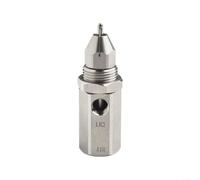 Fauhapyway Ugello nebulizzatore in acciaio inox per nebulizzazione ad aria, rondella nebbia, collegamento da 1/4 di pollice, sistema di raffreddamento industriale, angolo di 30-80 gradi (angolo 30)