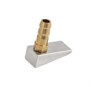 Fauhapyway Ugello pick-up in rame e alluminio per raffreddamento ad acqua, per barca RC Cat Hull Bottom Dual Single Capezzolo (ingresso acqua singola)
