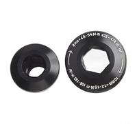 Fauhapyway Viti per pedivella M15/26 autofilettanti per SRAM per GXP per X7 X9 X0 per XX1 Componente per bicicletta in lega di alluminio nero Guarnitura accessorio (bullone+dado)