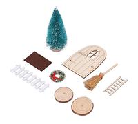 Fauitay 1:12 Accessori in miniatura per la Casa delle Bambole Decorazione di Natale per Casa delle Bambole Materiale di Betulla Design Squisito Vivo alla Moda per la Decorazione Fai da te Festa