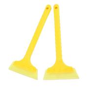 Fauitay 2 Pezzi Pala da Neve per Auto, Raschietto per Ghiaccio per Parabrezza, Tendine di Manzo Morbido, Tergipavimento per Acqua in Vetro per Finestra di Automobile, Specchio, Porta in