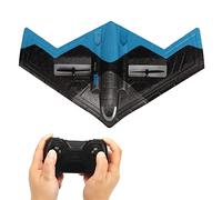 Fauitay Aereo da Aliante RC da 2,4 Ghz, Giocattolo per Aereo Telecomandato Resistente Agli Urti con Luci a LED per Bambini Sopra i 14 Anni (1 batteria)