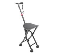 Fauitay Bastone da passeggio pieghevole con 4 gambe, antiscivolo, leggero, pieghevole, per escursionismo, campeggio, attività all'aperto