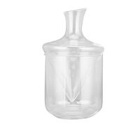 Fauitay Decanter in Vetro da 1000 Ml con Set di Secchiello per il Ghiaccio per Vino, Whisky, Champagne, Cocktail, Bar a Casa