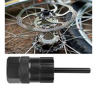 Fauitay Disco conico rotante senza cassette per mountain bike, rimuovere il blocco dell'utensile di riparazione della custodia (nero)