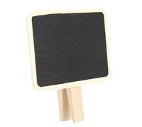 Fauitay Etichetta per Piante con Clip per Lavagna in Legno, Mini Bacheca | Forma Quadrata e a Cuore, Materiale in Legno Resistente, Scrivi con Gesso o Gesso Liquido, Dimensioni 2,4 X 1,9 Pollici,