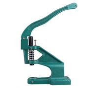 Fauitay Kit di strumenti per occhielli, macchina per occhielli con stampa manuale con e fustelle, 6 mm, 10 mm e 12, manico extra lungo, per uso artigianale e industriale