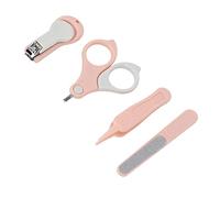 Fauitay Kit per unghie per neonati, dolce e pratico, per tagliare le unghie per bambini e bambini piccoli (rosati)