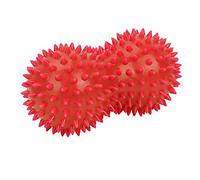 Fauitay Massaggio-lacrosse, palline in PVC per rilascio miofasciale, terapia puntuale, nodi muscolari e terapia yoga (rosso)