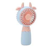 Fauitay Mini Ventilatore Portatile USB, Piccolo Ventilatore Personale con Batteria da 300 MAh, Griglia Intensiva, Funzionamento Silenzioso, Ideale per Donne, Viaggi, Trucco, estat