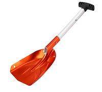 Fauitay Pala da in Lega di Alluminio, Design di Estensione Telescopica Arancione Brillante con Scanalature della Maniglia Antiscivolo, per la Rimozione della All'aperto in Inverno