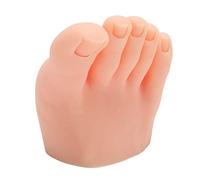 Fauitay Pratica delle Nail Art Piede Modello di Addestramento a Mezzo Piede in Silicone con Dita per le Nail Art Pedicure Pratica Principianti (Giusto)