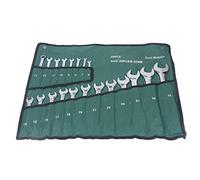 Fauitay Set di Chiavi Combinate 20 Pezzi Set di Chiavi in acciaio CRV Cromato 6-32mm con Custodia in Tela per Riparazione e Manutenzione Auto