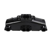 Fauitay Set di Montaggio Collettore di Scarico Marino di Ricambio per MerCruiser 5.0L 5.7L V8 1983-2003 con Guarnizioni Bulloni di Montaggio Raccordo Acqua Porta Adatta