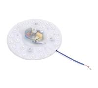 Fauitay Sostituzione della luce a LED per ventilatore da soffitto da 4,9 pollici, pannello luminoso magnetico di montaggio a incasso regolabile a 3 colori LED ultra luminoso, con tecnologia Cor
