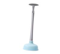 Fauitay Sturalavatore per WC ad aspirazione forte, resistente con plastica di gomma di prima qualità per tubi di cucina, bagno e lavanderia (blu)